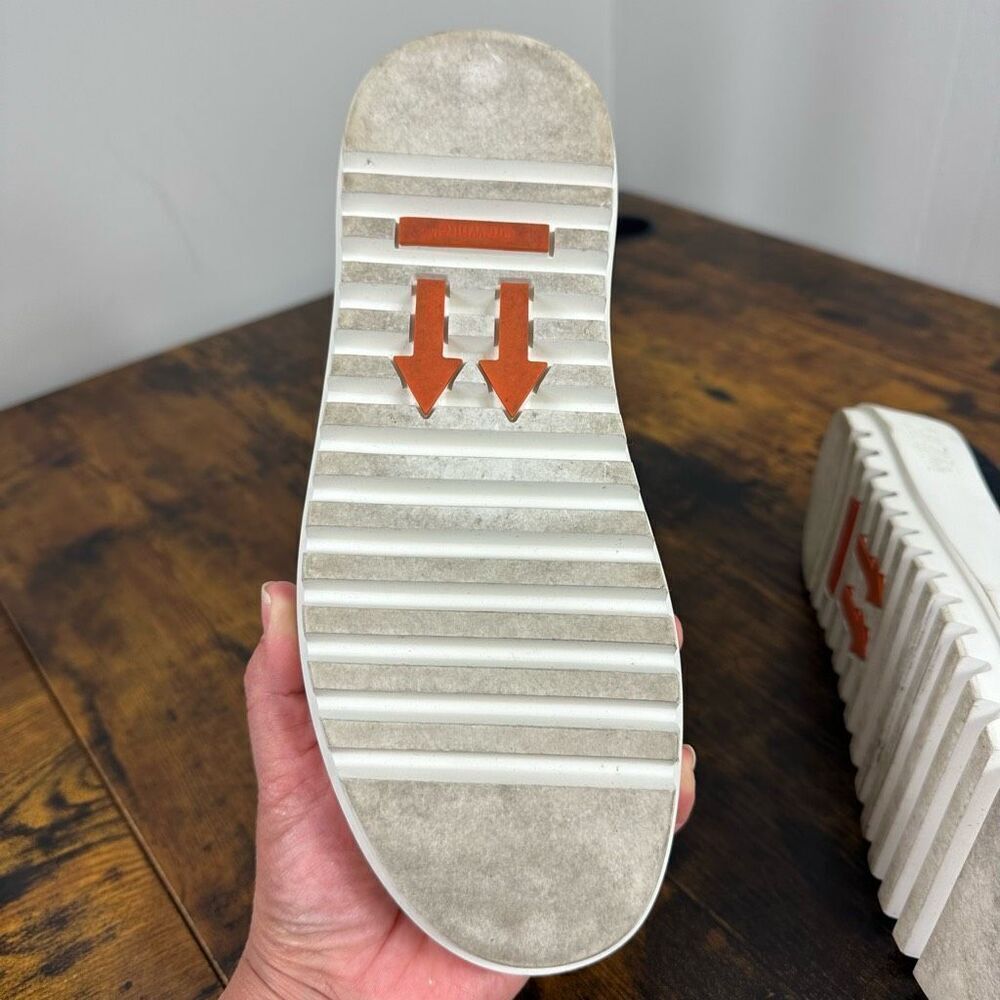 Off White Virgil Abloh Moto Wrap Neoprene High Top Sneakers Women Sz 38/8 US AUT - Picture 8 of 15